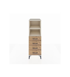 Kronos Dolap 2 Raflı 4 Çekmeceli 44x59x134 Aytaşı-Çam