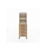 Kronos Dolap 2 Raflı 4 Çekmeceli 44x59x134 Aytaşı-Çam