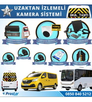 Okul Servis Kamera Sistemi Seti Uzaktan Izlemeli 4 Kameralı 7 inç Hdmi Monitör 1 Tb Harddisk Dahil