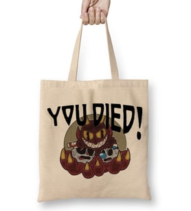 Cuphead 02 Bez Çanta Uzun Saplı