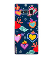 PrintiFy Samsung Galaxy Note 8 ile Uyumlu Retro Color 3  Kamera Korumalı Şeffaf  Kılıf