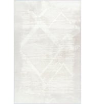 Eliana Home Baskılı, Yıkanabilir Kaymaz Taban Salon Halısı LNA0690 100x150 cm (Krem)