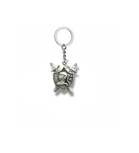 Şövalye Kılıcı ve Arma Figürlü Anahtarlık  Ortaçağ Temalı Unisex Metal Aksesuar
