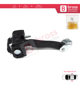 Opel Astra H 4/5 Kapı 2004-2014 için Arka Sağ veya Sol Kapı Gergi Yayı 5160252 13107851