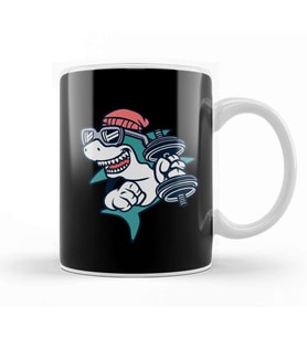 Gym Shark Kupa Bardak Porselen