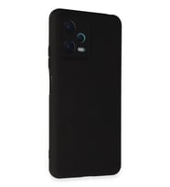 Newface Xiaomi Redmi Note 12 5G Kılıf Nano içi Kadife Silikon - Siyah