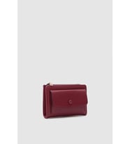 Kadın Küçük Düğmeli Cüzdan (Bordo)