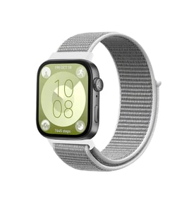 Huawei Fit 4 Hasırlı Cırtcırtlı Kordon - Beyaz