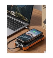 20000 mAh Powerbank Güneş Enerjili Kablosuz Şarj Hızlı Şarj Taşınabilir Batarya (Kopya)