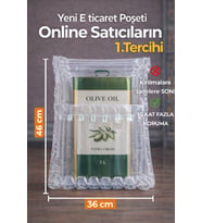 36X48 cm 100 adet 5 Lt Teneke İçin Havalı Kargo Poşeti Airbag