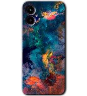 Omix X5 Kılıf HD Desen Baskılı Arka Kapak - Color Storm