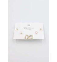 Çoklu Set Küpe - Altın