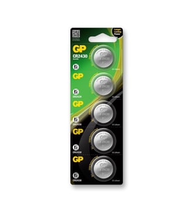 GP CR2430-C5 3V Lityum Düğme Pil 5'li Paket