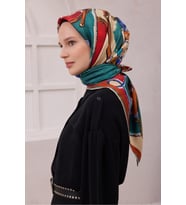 Belli % 100 Twill İpek Eşarp 4205D 80