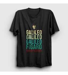 Presmono Unisex Siyah Galileo Queen Freddie Mercury T-Shirt 34255tt