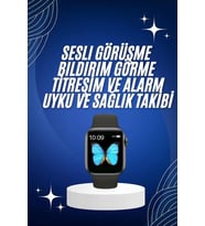 Arama Cevaplayabilen Akıllı Saat Bluetooth Bağlantılı Sosyal Medya Girişli