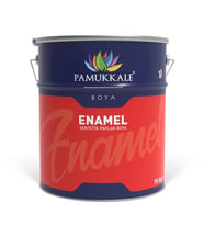 Pamukkale Enamel Sentetik Parlak Boya 15 Kg 80 Gloss Kirli Beyaz Ral 9002