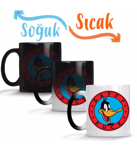 Daffy Duck Sihirli Kupa Bardak Porselen