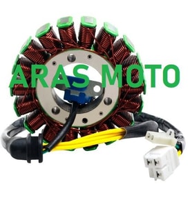 Suzuki Gw 250 İnazuma 250 Sargı Statör Manyetolu OEM - Arasmoto (Siyah)