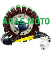 Suzuki Gw 250 İnazuma 250 Sargı Statör Manyetolu OEM - Arasmoto (Siyah)