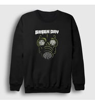 Presmono Unisex Siyah Gas Green Day Sweatshirt 402388tt