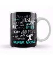 Super Mom Süper Anne Kupa Bardak Porselen