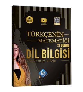 Gamze Hoca Türkçenin Matematiği Tüm Sınavlar 21 Günde Dil Bilgisi Video Ders Kitabı KR Akademi