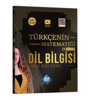 Gamze Hoca Türkçenin Matematiği Tüm Sınavlar 21 Günde Dil Bilgisi Video Ders Kitabı KR Akademi