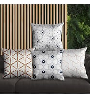 eJOYA Modern Tasarımlı 4'lü Yastık İçi Ve Kırlent Kılıfı 45cm 113705