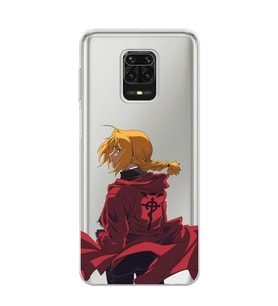 Xiaomi Redmi Note 9S - Redmi Note 9 PRO Uyumlu Edward Elric Tasarımlı Şeffaf Telefon Kılıfı