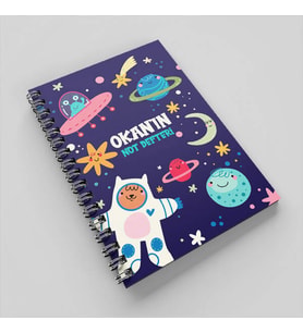 Uzay Temalı Çocuklara Özel Defter