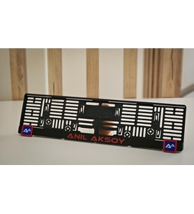 Kişiye Özel Lazer Kesim Pleksi Plakalık