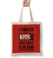 sarcasm funny anime and manga otaku lover gift Bez Çanta Uzun Saplı
