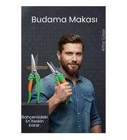 Paslanmaz Çelik Budama ve Bağ Makası – Ergonomik Titanyum Kaplama Profesyonel Bahçıvan Serisi