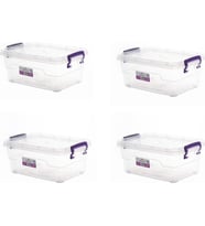 Hobi Box Yatay Saklama Kabı 4'lü Set (4x3,5 Lt)
