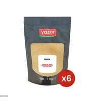 1 Kg x 6 Paket Yazar İrmik (Helvalık)