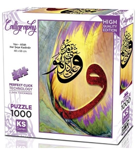 Ks Games 1000 Parça Vav Allah Herşeye Kadirdir Puzzle