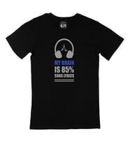 My Brain Is 80 Song Lyrics Siyah Tişört
