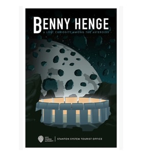 Stanton Merakları: Benny Henge - Star Citizen Hayran Sanatı Tablo Ahşap Poster Dekoratif