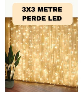 Dekoratif 3x3 LED Perde Işık Şelale Tasarım Enerji Tasarruflu