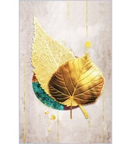 Eliana Home Baskılı, Yıkanabilir Kaymaz Taban Salon Halısı LNA1317 100x150 cm (Sarı)