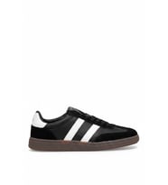 Lufian 111230322 Mike Erkek Hakiki Deri Klasik Sneaker Siyah