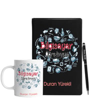 Bilgisayar Öğretmenlerine Özel Defter Kalem Kupa Hediye Seti