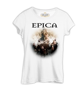 Epica-Omega Beyaz Kadın Tshirt