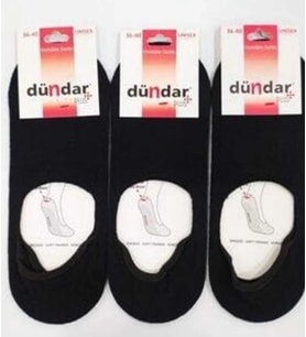 DÜNDAR PLUS 8214 UNİSEX SİLİKONLU BABET ÇORAP 12 ADET