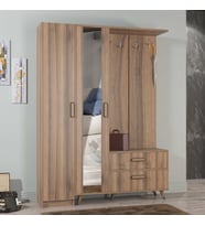 ABRE VM-34342 DORE CEVİZ VESTİYER PORTMANTO AYAKKABILIK