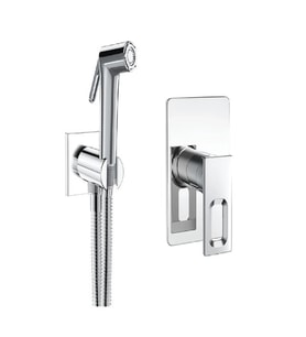 VALTEMO QUATRO SQUARE ANKASTRE SHUT-OFF BATARYA SETİ (KROM)