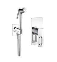 VALTEMO QUATRO SQUARE ANKASTRE SHUT-OFF BATARYA SETİ (KROM)