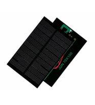 Küçük Mini Güneş Paneli 7cmx10cm 6 Volt 0,15 Amper + ve - Uç Kablo