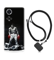 Huawei Nova Y70 Y90 Nova 9 SE  Kılıf Boyun Askılı Silikon Moon Baloon 1369